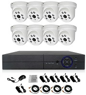 Комплект видеонаблюдения на 8 HD камеры 2 Мп "Офис-8"